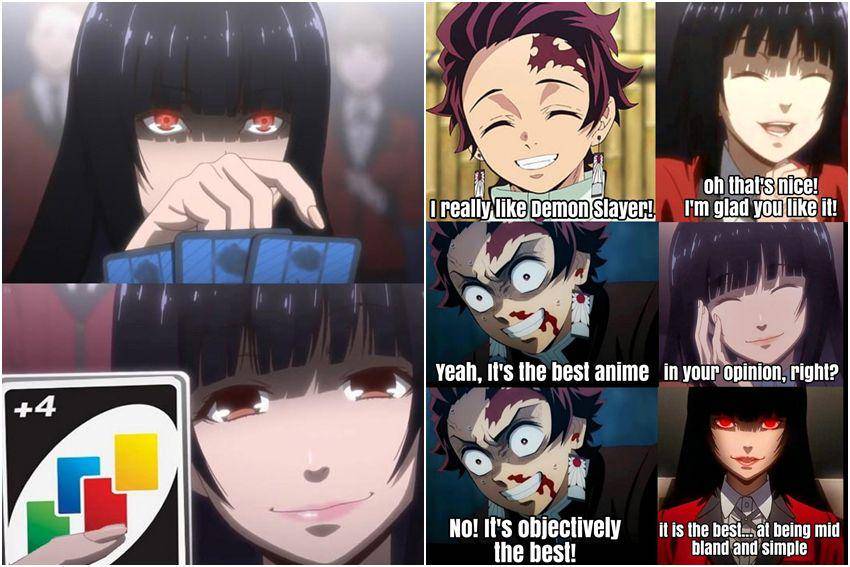 kolase meme Kakegurui (reddit.com/user/andrecr | reddit.com/user/KvasirTheOld)