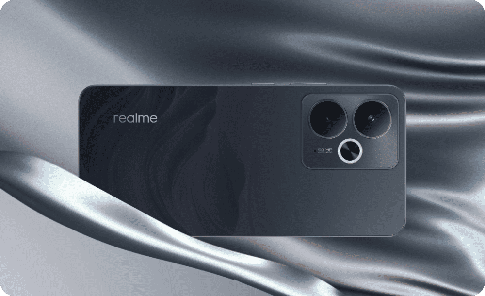 realme 14T warna obsidian black (realme.com)