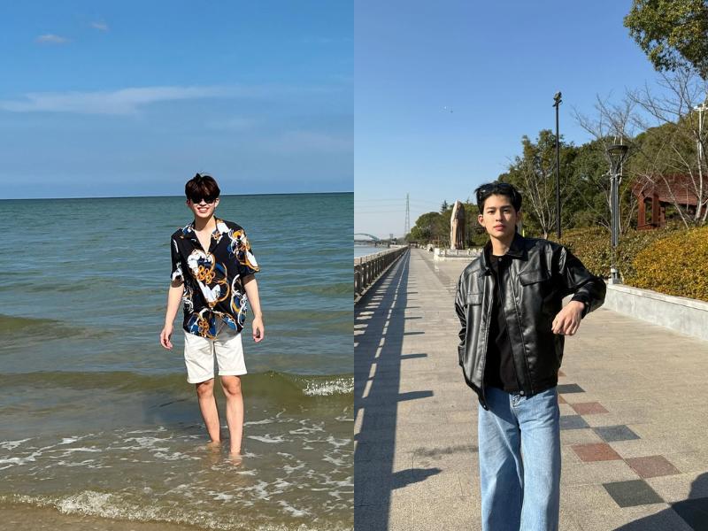 8 Inspirasi Outfit ke Pantai ala Pond Naravit, Modis nan Comfy!