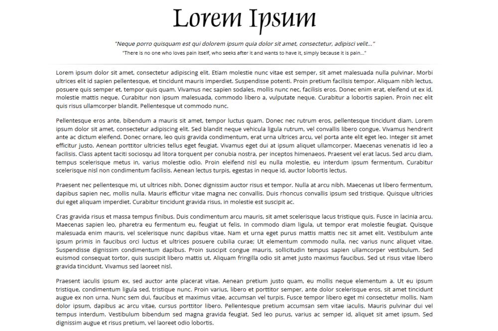 6 Fakta Lorem Ipsum, Ternyata Bukan Kalimat Asal-asalan
