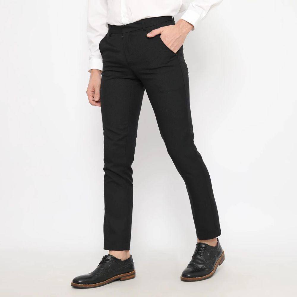 Coop Design - Celana Formal Black Slimfit (shopee.co.id/Coop Design Official Shop)