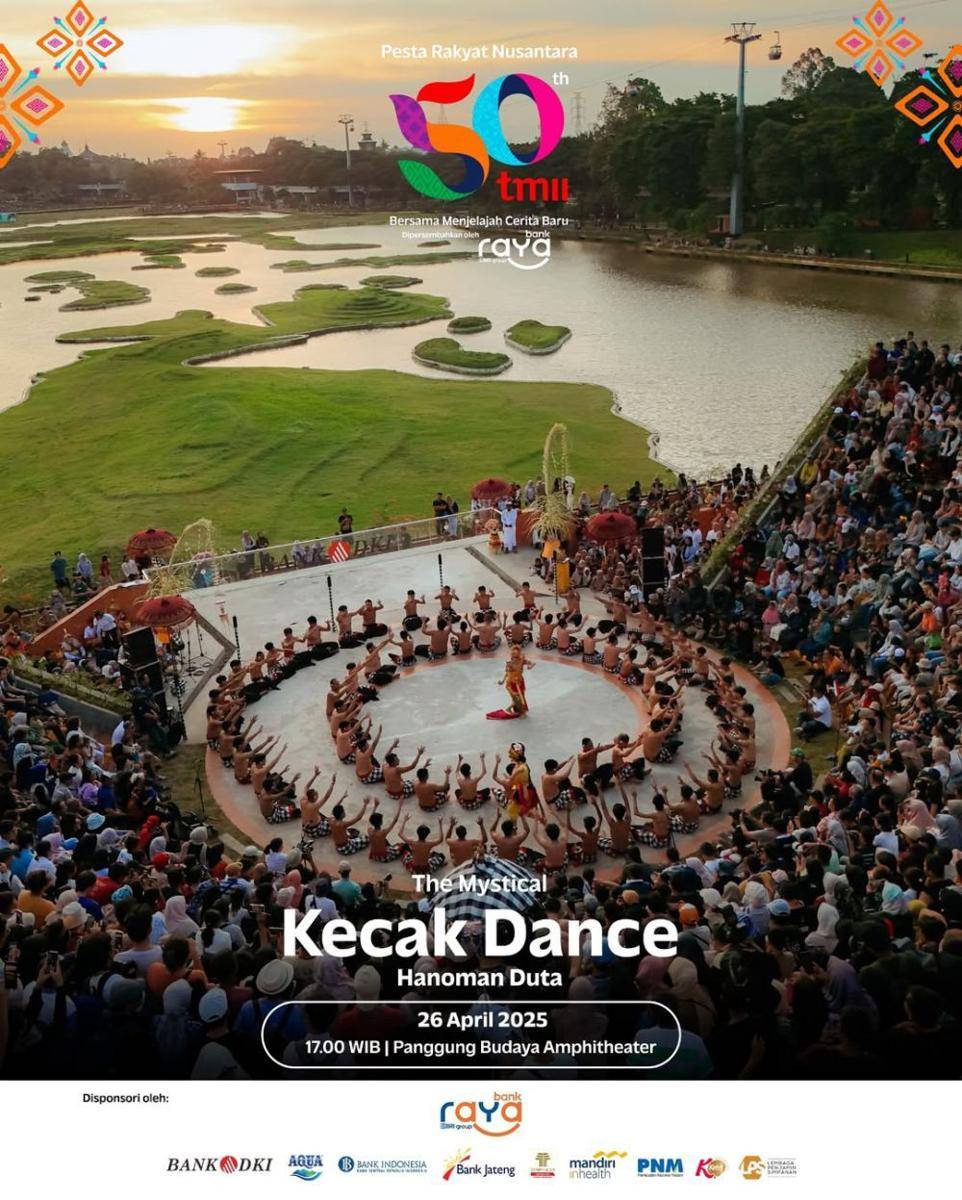Poster The Mystical Kecak Dance TMII (instagram.com/tmiiofficial)