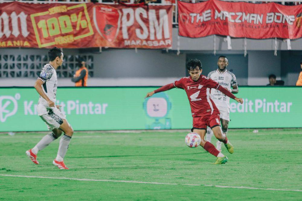 Takluk 0-1, Tren Positif PSM Makassar Diputus Bali United