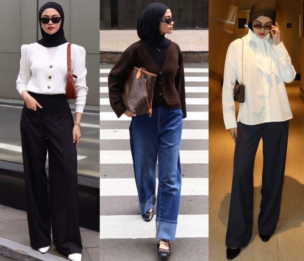 7 Inspirasi OOTD Pakai Celana dengan Look Jenjang ala Ratu Anditya