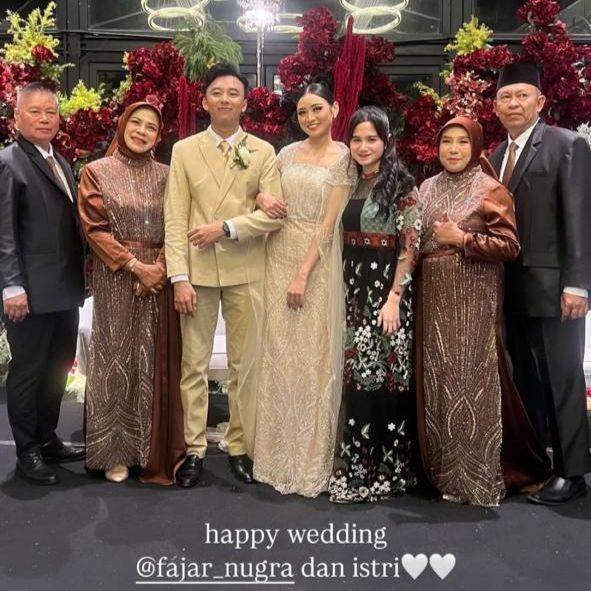 Tamu artis di pernikahan Fajar Nugra (instagram.com/tissabiani)