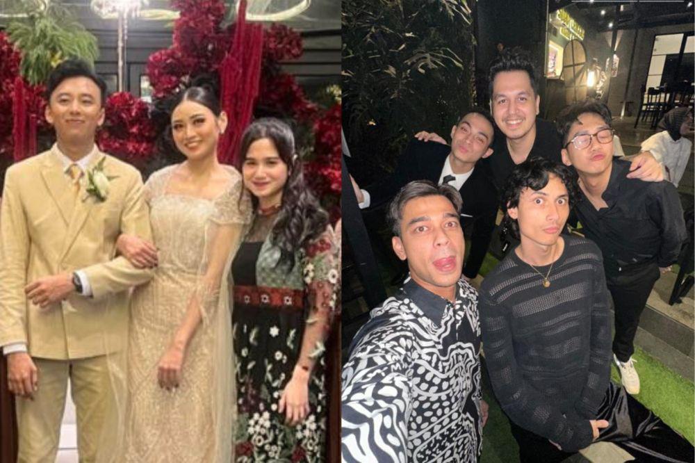 7 Potret Tamu Artis di Pernikahan Fajar Nugra dan Evelyn, Ramai Banget