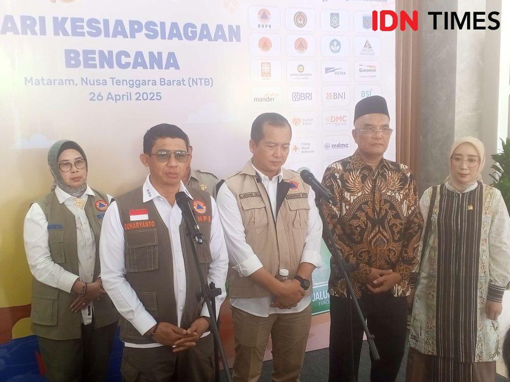 Kepala BNPB Ingatkan Potensi Gempa Magnitudo 8 di Wilayah NTB