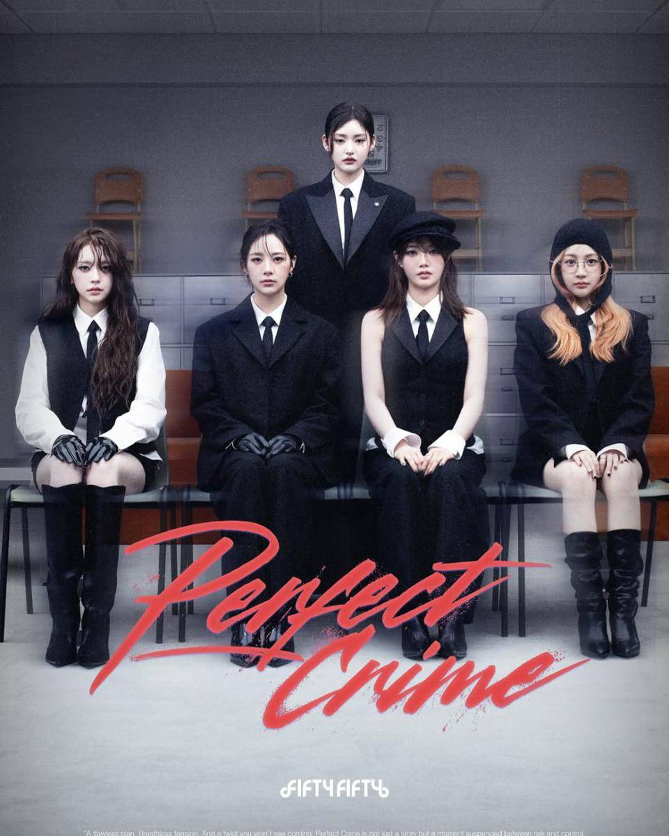 potret FIFTY FIFTY untuk single pra-rilis Perfect Crime (instagram.com/we_fiftyfifty)