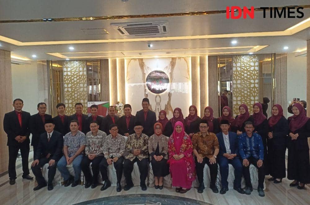 Lobby utama dari EIBOS Lampung. (IDN Times/Muhaimin)