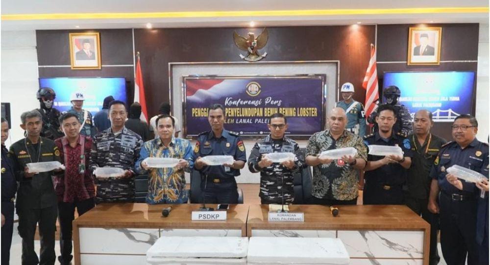 Ratusan Ribu Benih Lobster Gagal Diselundupkan dari Perairan Jambi