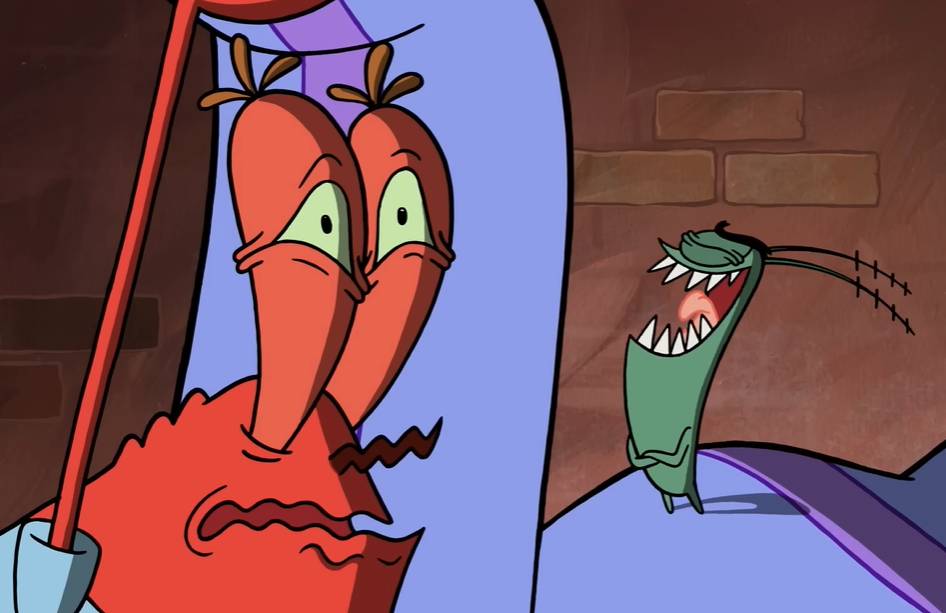 cuplikan Plankton dan Tuan Krabs (dok. Nickelodeon/SpongeBob SquarePants)