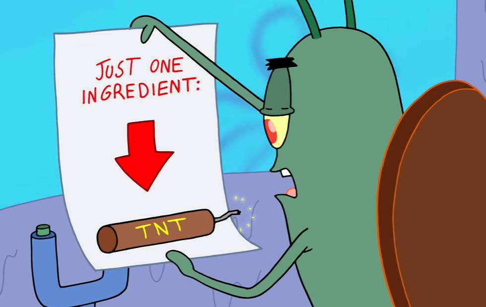 cuplikan Plankton gagal mencuri resep (dok. Nickelodeon/SpongeBob SquarePants)