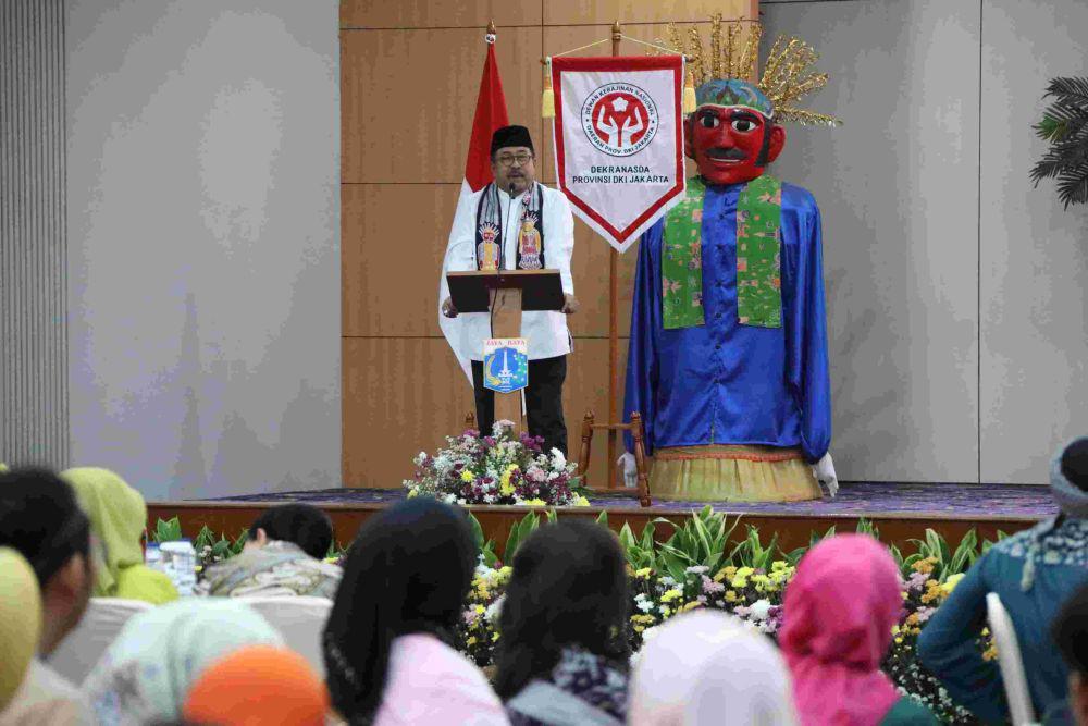 Wagub Rano Dorong Dekranasda DKI Kembangkan Ekonomi Kreatif Jakarta