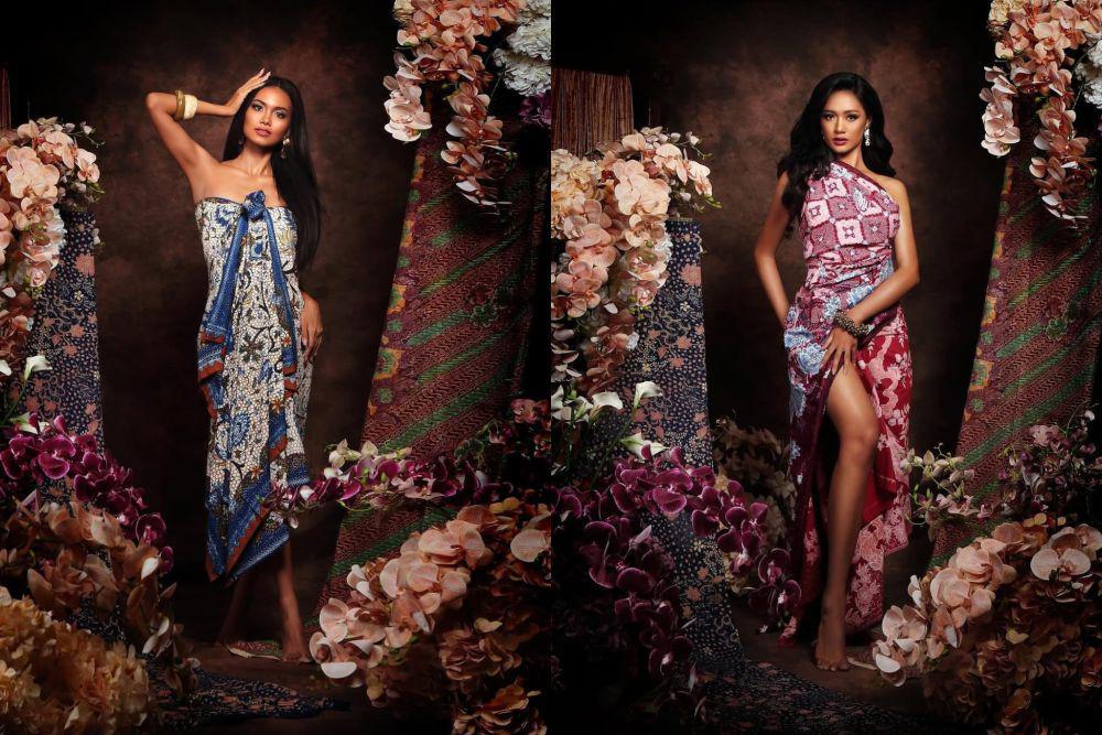 9 Potret Batik Wakil Nustra & Kalimantan Puteri Indonesia 2025