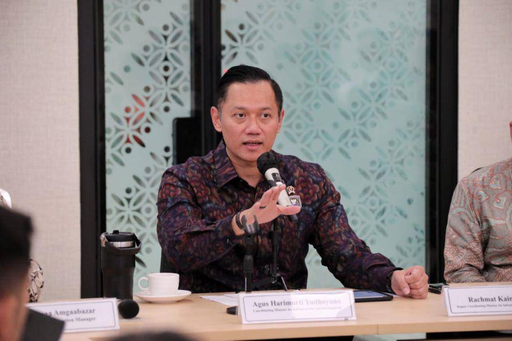 Menko AHY hadiri FGD soal pengelolaan sampah. (Dok. Kemenko Infrastruktur)