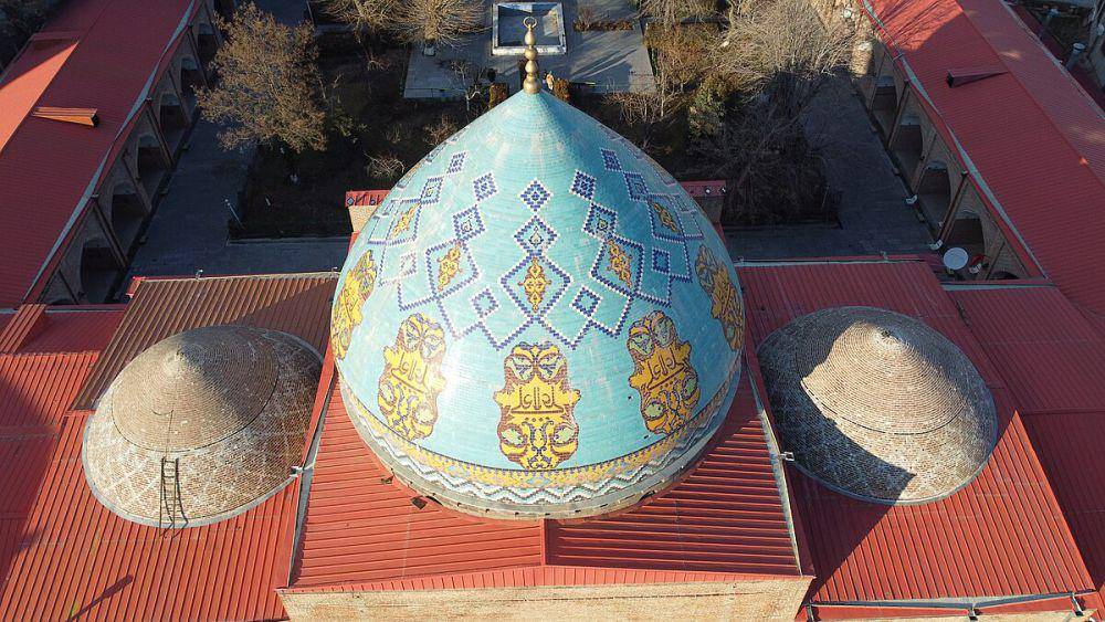 potret kubah Masjid Biru Yerevan (commons.wikimedia.org/Yerevantsi)