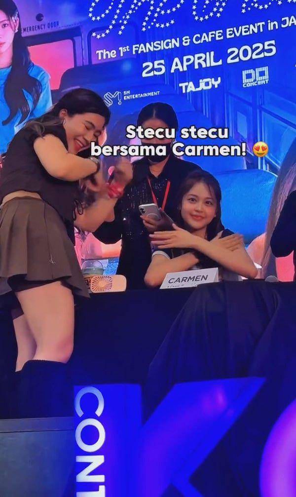 Felicya Angelista ikut fansign Hearts2Hearts (instagram.com/felicyangelista_)