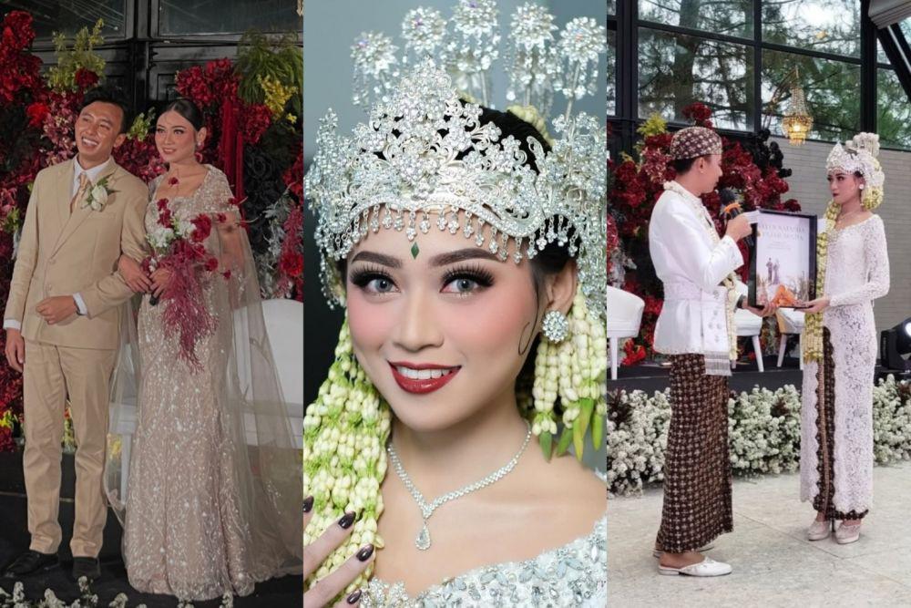 9 Gaya Akad dan Resepsi Pernikahan Evelyn Natasha, Istri Fajar Nugra