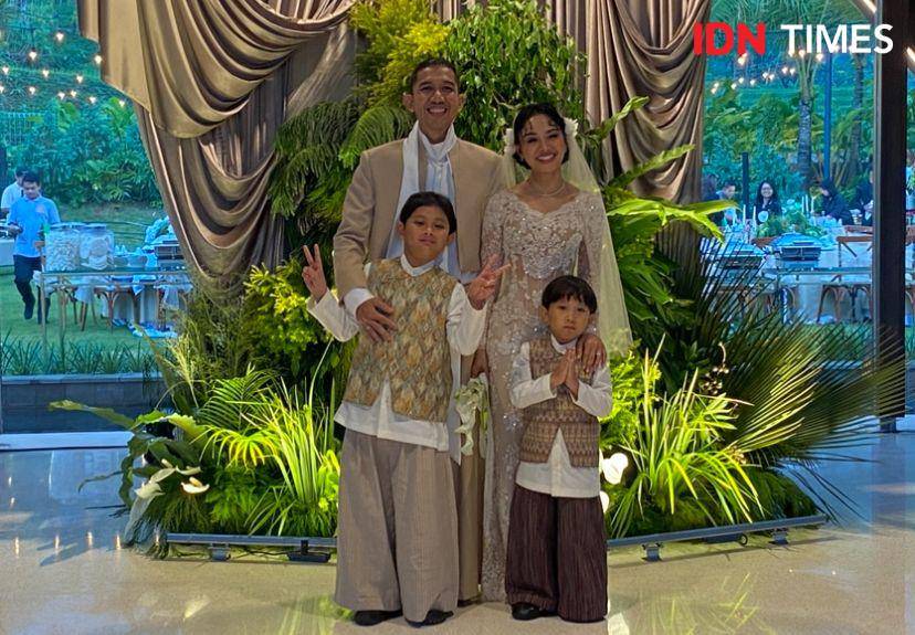 potret anniversary pernikahan Andien dan Ippe di Kencana Valley, JSI Resort Megamendung, Bogor, Minggu (27/4/2025) (dok. IDN Times/Rani Asnurida)
