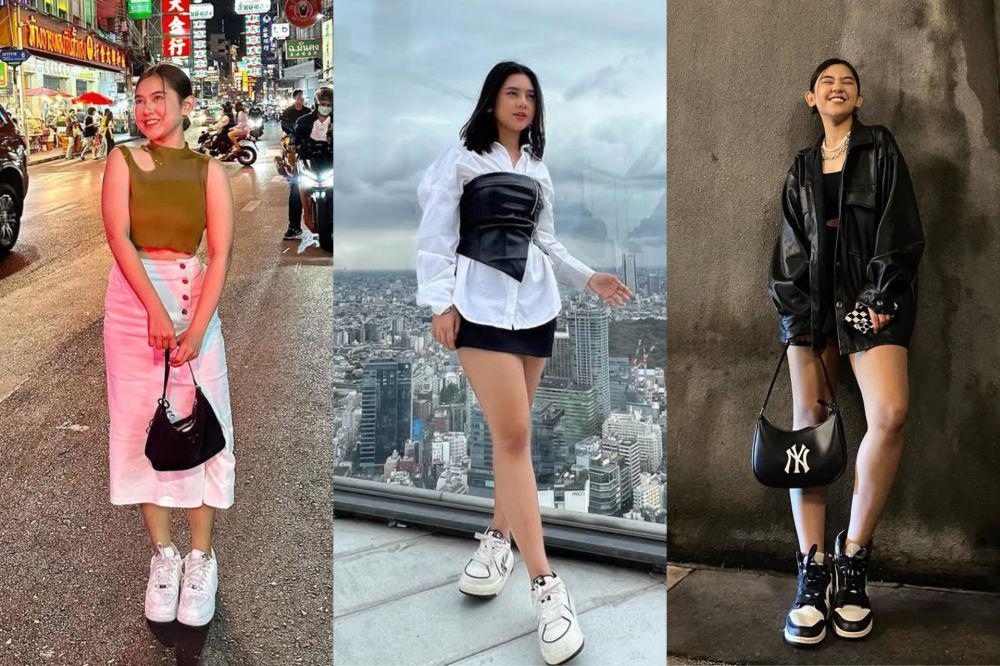 12 OOTD Pakai Sneakers ala Ziva Magnolya, Edgy hingga Feminin!