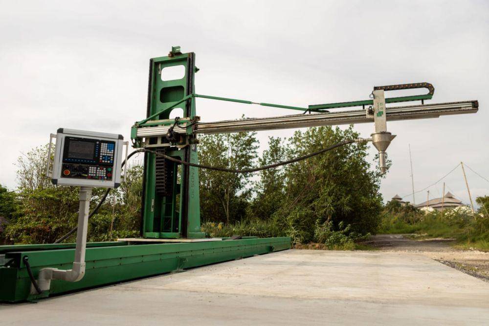 Printer tunggal pencetak halte 3D pertama di Bali (Dok.IDN Times/Nuanu Creative City)