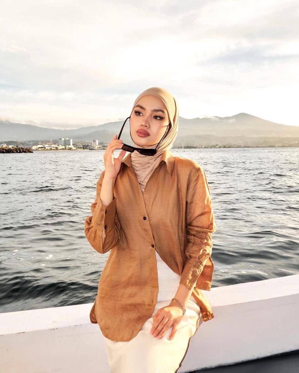 padu padan maxi skirt ala Sashfir (instagram.com/sashfir)