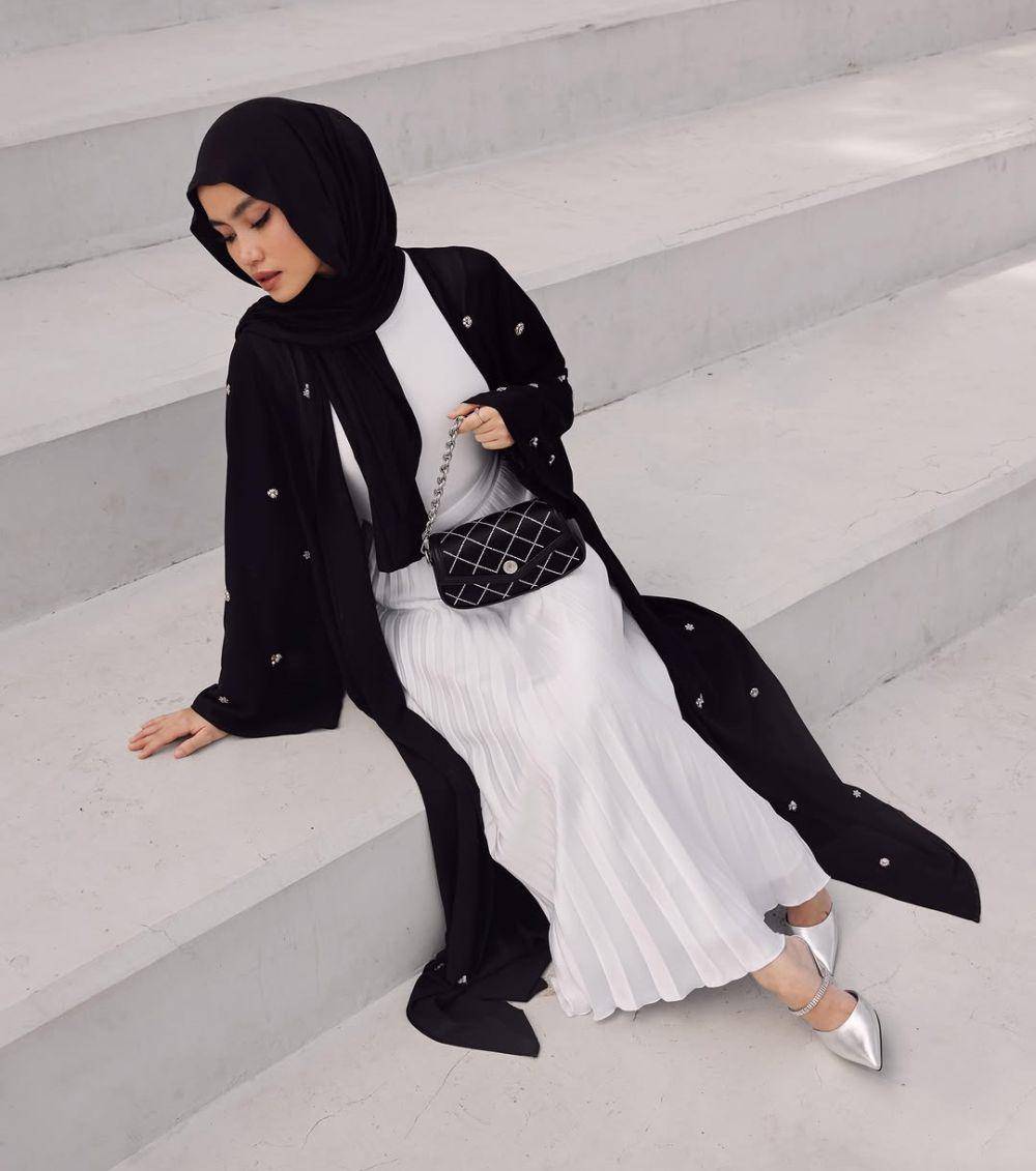 padu padan maxi skirt ala Sashfir (instagram.com/sashfir)