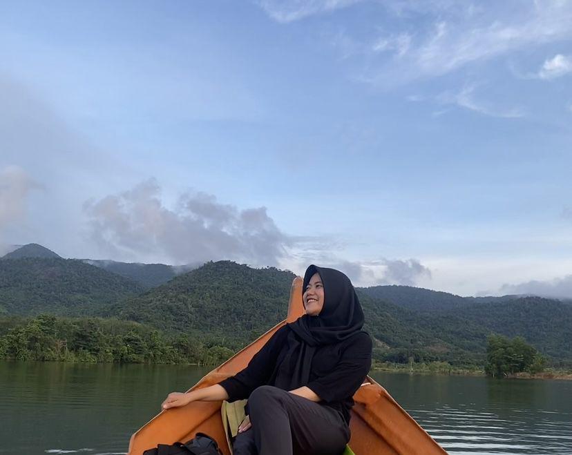 Serunya Menelusuri Danau Pading di Bangka Tengah, Spot Sunset
