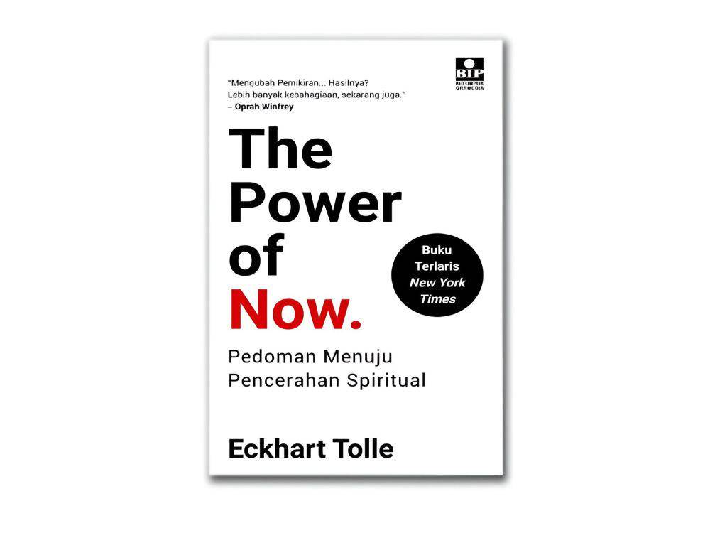 Ilustrasi buku The Power of Now (shopee.co.id/Bukupreneur Official Store)