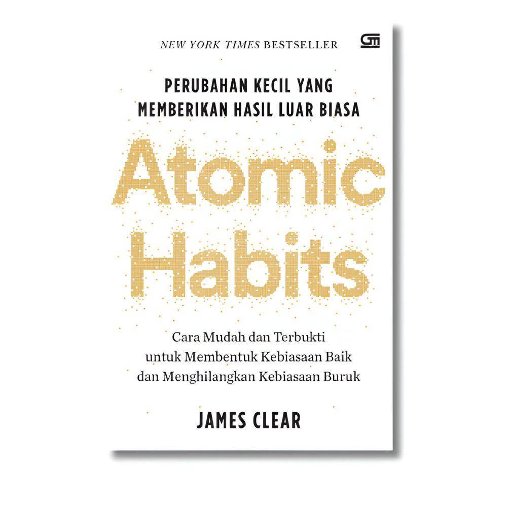 Ilustrasi buku Atomic Habits (shopee.co.id/Gramedia Authorized Store Depok)