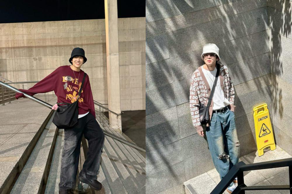 7 Inspirasi OOTD Pakai Bucket Hat ala Aktor Pon Thanapon, Artsy Mood!