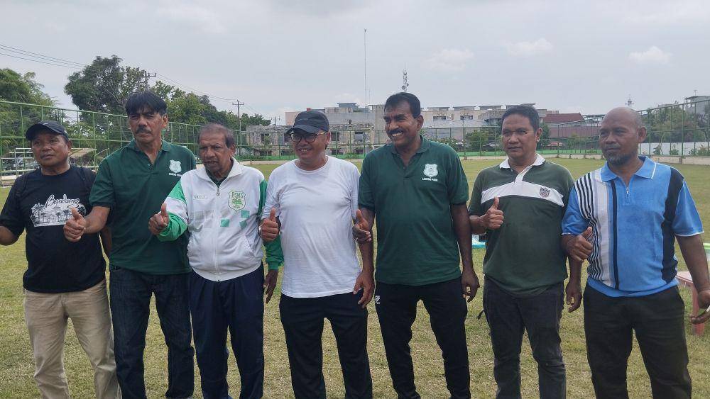 Para mantan PSMS merayakan HUT ke-75 PSMS Medan (dok.Mantan PSMS)