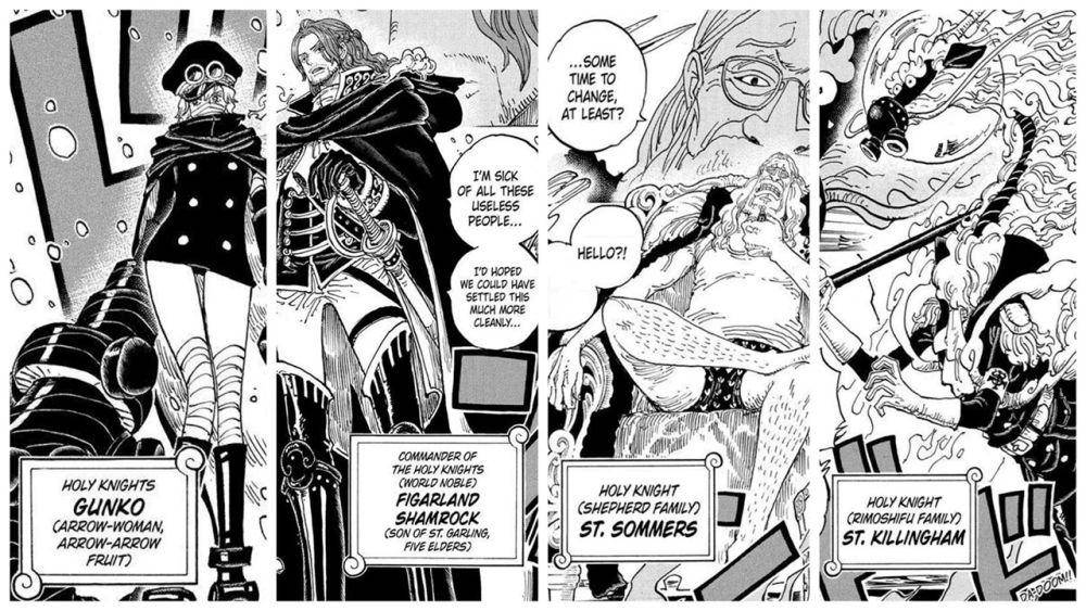 anggota God's Knights yang muncul di Elbaf (dok. Viz Media/One Piece)