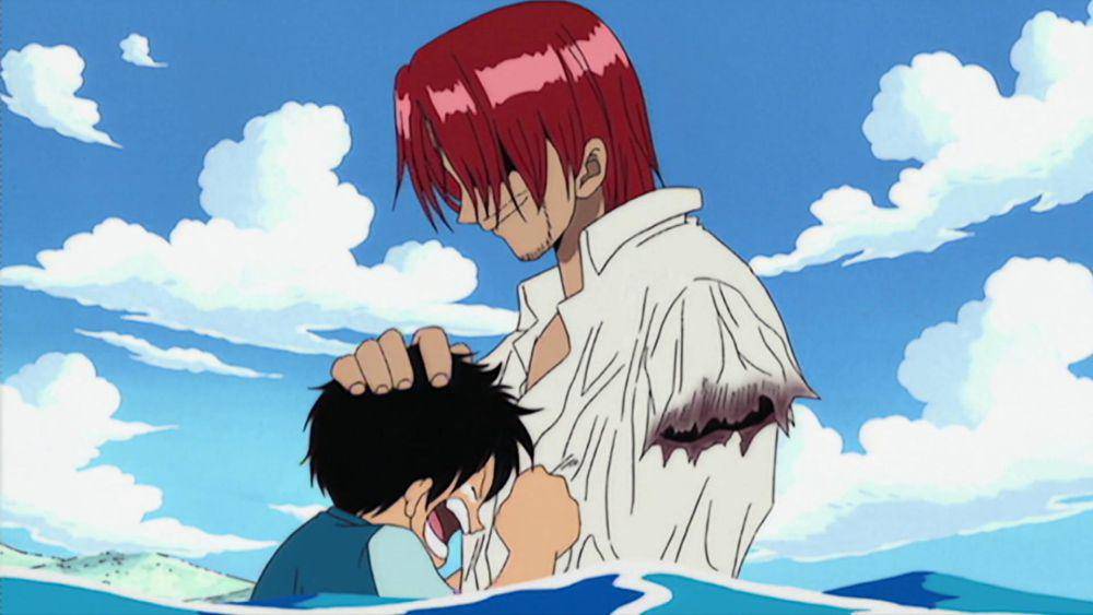 Luffy dan Shanks (dok. Toei Animation/One Piece)