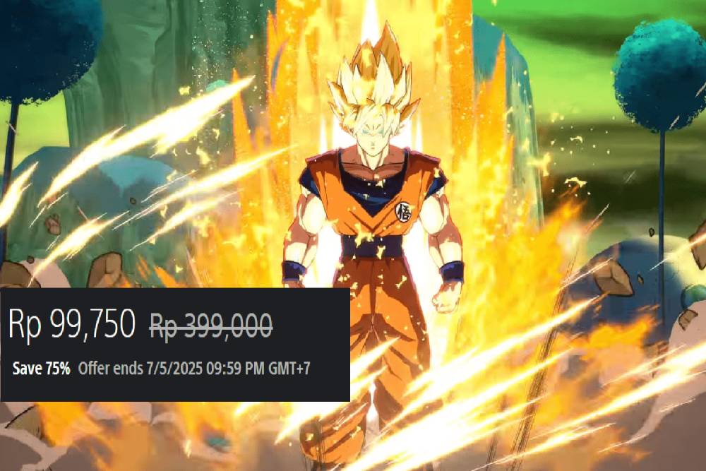 transformasi Goku menjadi Super Saiyan (dok. Bandai Namco/Dragon Ball FighterZ)