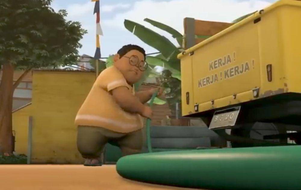 Dennis di serial animasi Adit Sopo Jarwo (YouTube.com/MD Animation)