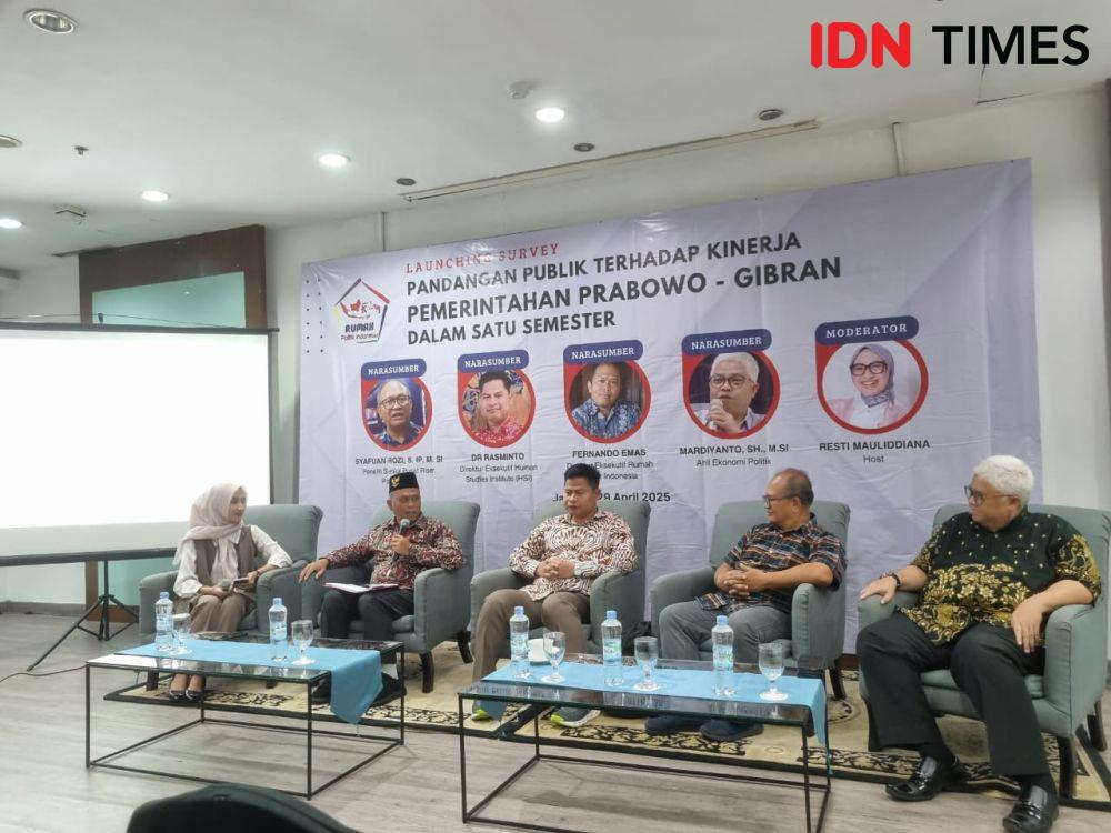 Survei: Responden Puas Kinerja Prabowo-Gibran di 6 Bulan Kerja