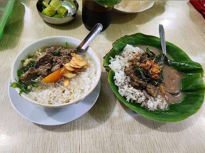 potret menu nasi pindang kukus dan soto sapi di Nasi Pindang Kukus & Soto Sapi Gajahmada (google.com/maps/HALIM Atom)