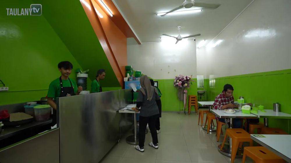 warung makan Ussy dan Andhika (YouTube.com/Taulany TV)
