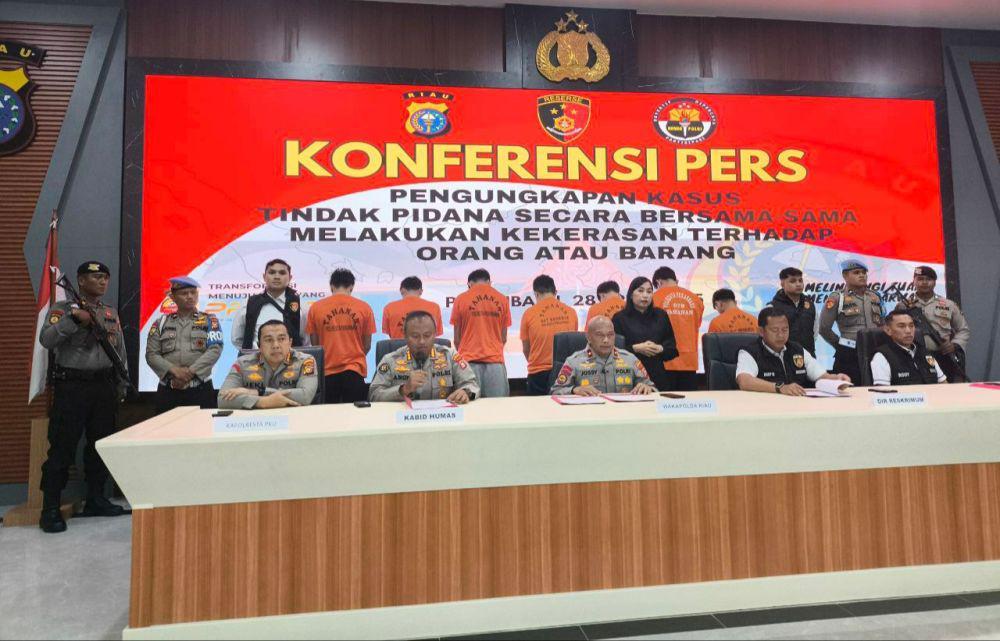Kasus Debt Collector Brutal di Riau, Polisi Kembali Tangkap 10 Orang