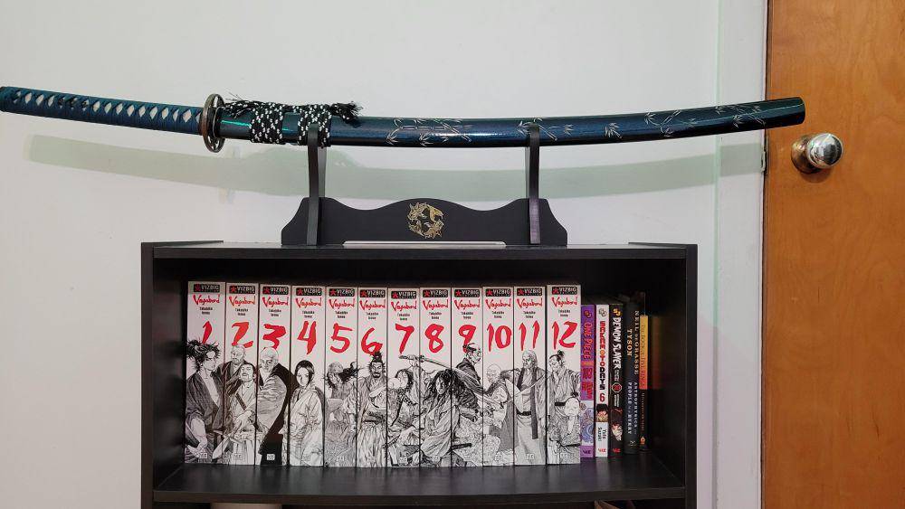 potret koleksi manga Vagabond (reddit.com/user/TeaLwist)