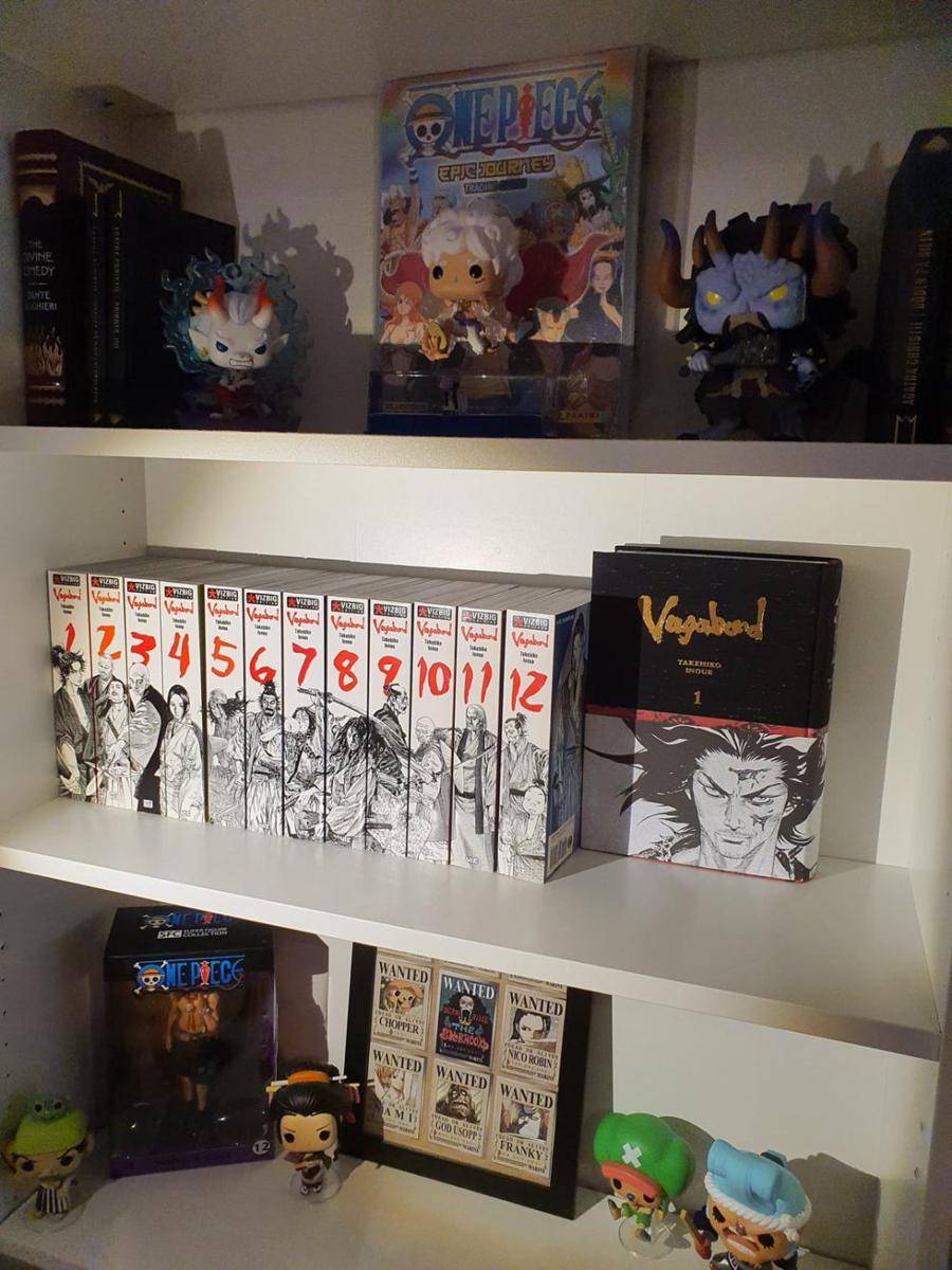 potret koleksi manga Vagabond (reddit.com/user/S-Lancaster)