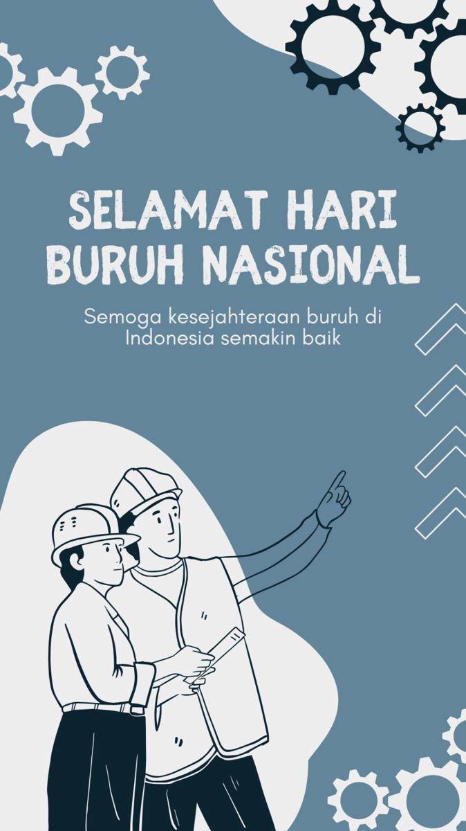 poster Hari Buruh 2025 (canva.com/YusiSurya)
