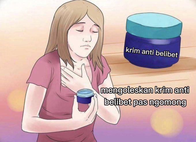 meme ngomong belibet dan belepotan (x.com/cemburuya)