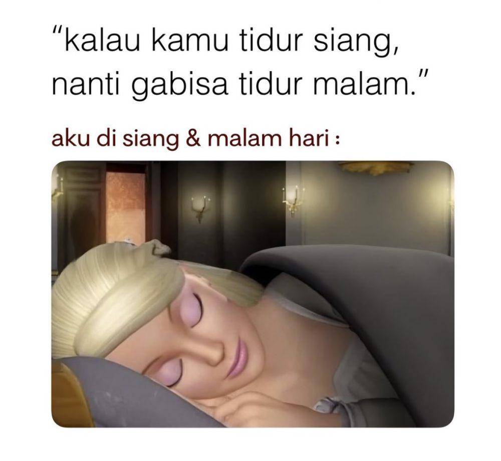meme secinta itu sama tidur (x.com/cigareotte)