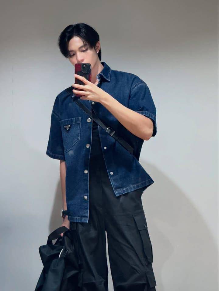 styling celana cargo ala Chokun Puttipong (instagram.com/chokunz_jkz)
