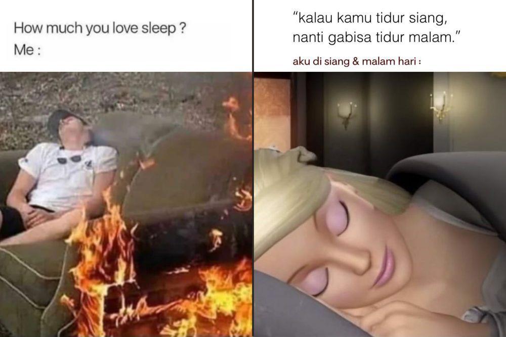 7 Meme Secinta Itu sama Tidur, Benar-Benar Nikmat Dunia
