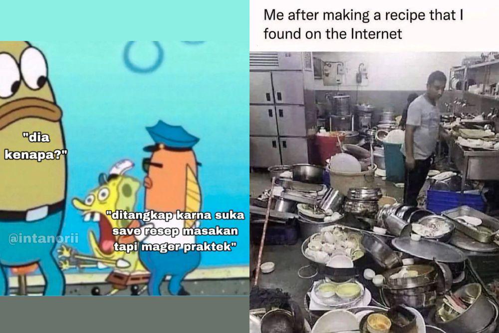 7 Meme Resep Masakan, Suka Disimpan tapi Gak Pernah Dicoba