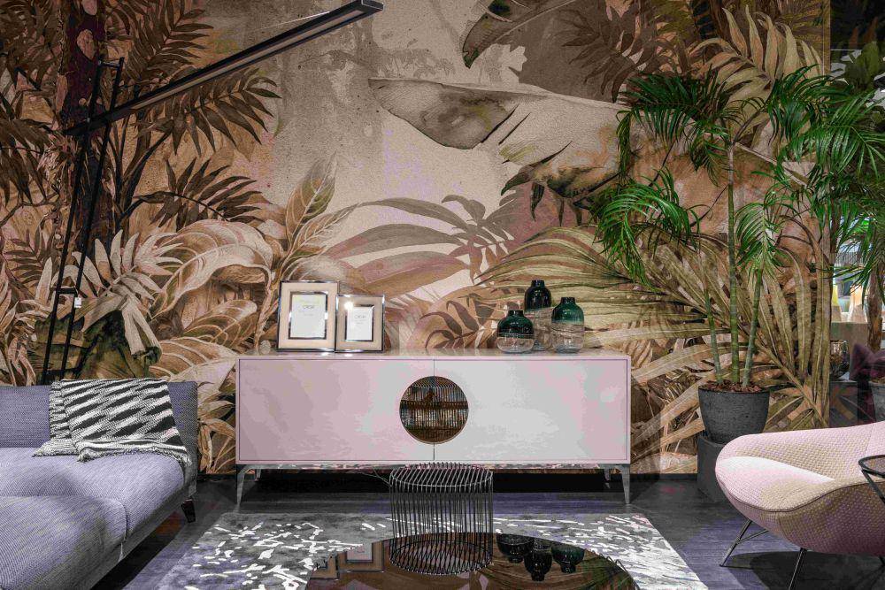 Desain Wallpaper Dinding Ruang Tamu - Sinar Mas Land