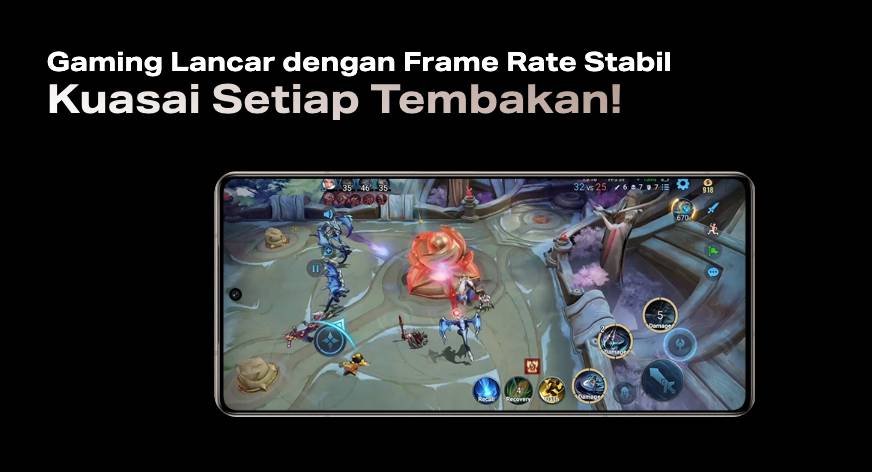 Infinix Note 50 mampu menjalankan performa stabil bermain PUBG Mobile di kisaran 39–40 fps (id.infinixmobility.com)